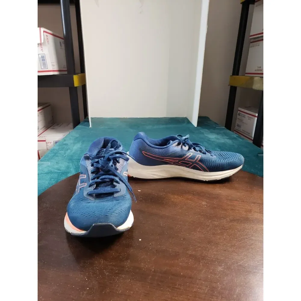 ASICS Gel Pulse 12 Amplifoam Shoes Size 8.5 Womens Blue Running Gym 1012A724